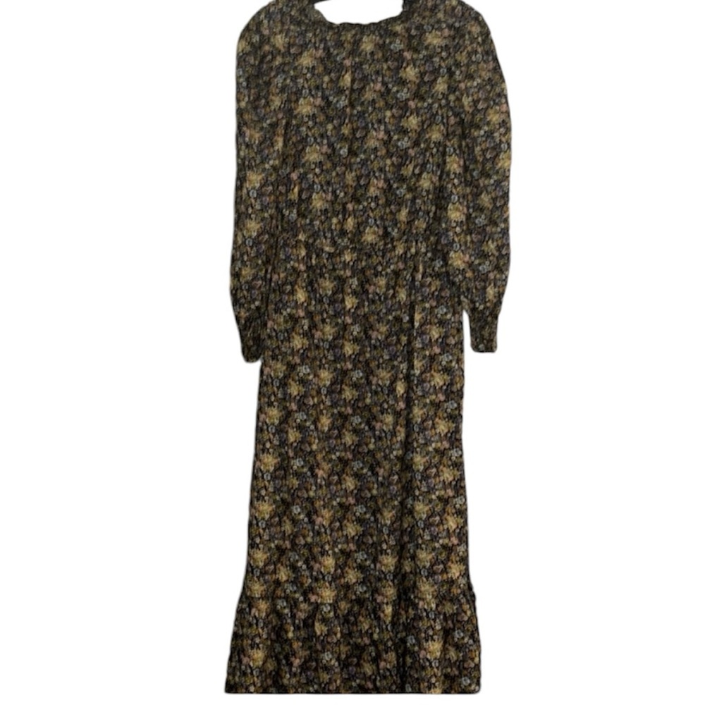 Universal Thread cottage core/prairie maxi dress. Vibrant floral. Size M